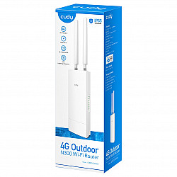 Cudy LT400 wireless router Fast Ethernet Single-band (2.4 GHz) 4G White