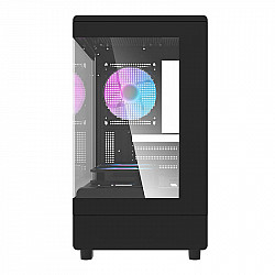 Darkflash DB330M computer case + 3 aRGB fans (black)