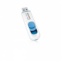 ADATA 16GB USB Stick C008 Slider USB 2.0 white blue