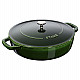 Deep braising pan with lid Staub - 24 cm, Green