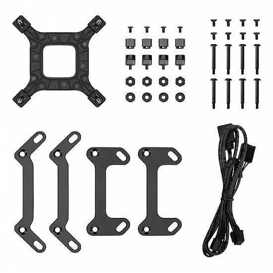 DeepCool LQ240 Processor Liquid cooling kit 12 cm Black 1 pc(s)