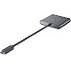 Dell Adapter USB-C to HDMI/DP with Power Pass-Through Black USB-C Male HDMI Female; USB Female; USB-C (power only) Female 0.18 m