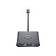 Dell Adapter USB-C to HDMI/DP with Power Pass-Through Black USB-C Male HDMI Female; USB Female; USB-C (power only) Female 0.18 m