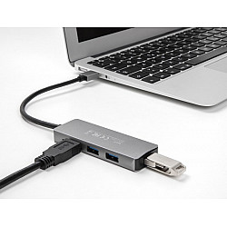 DeLOCK 4 Port USB 5 Gbps Hub with USB Type-A connector – USB Type-A ports on the side