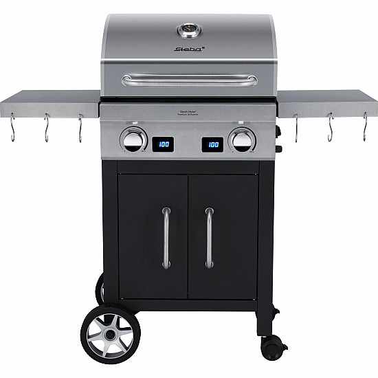 Deluxe Grillcenter VG 7000 Devil’s Choice, Elektrogrill edelstahl/schwarz, 2.800 Watt