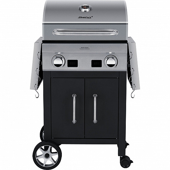 Deluxe Grillcenter VG 7000 Devil’s Choice, Elektrogrill edelstahl/schwarz, 2.800 Watt