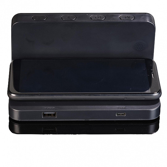 Inter Sales Radio-Wecker mit Wireless Charging ECQ-103