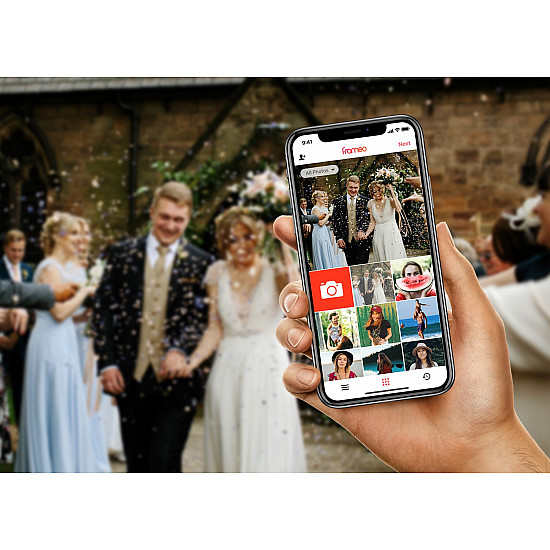 Denver PFF-1015W digital photo frame White 25.6 cm (10.1) Touchscreen Wi-Fi