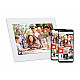Denver PFF-1015W digital photo frame White 25.6 cm (10.1) Touchscreen Wi-Fi