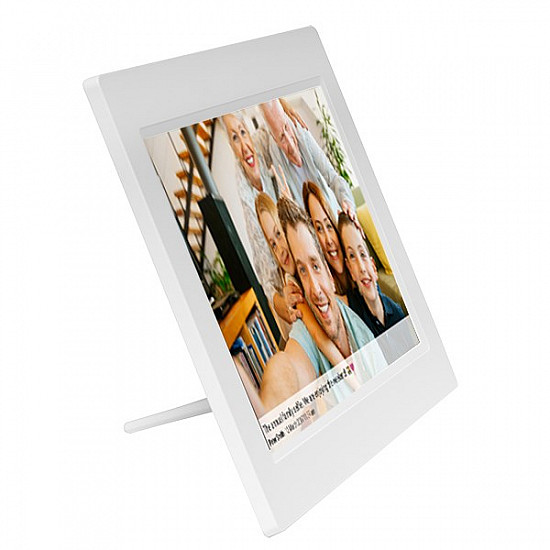 Denver PFF-1015W digital photo frame White 25.6 cm (10.1) Touchscreen Wi-Fi