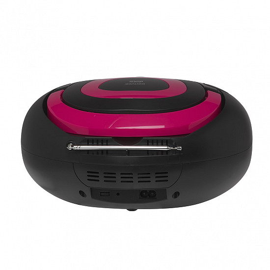 Inter Sales Denver TCL-212BT PINK - 1,19 kg - Schwarz - Pink - Tragbarer CD-Player