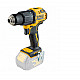 DeWALT DCD709N-XJ drill 1650 RPM Keyless 1.2 kg Black, Yellow