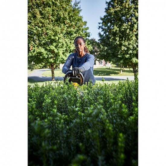 XR FLEXVOLT Akku-Heckenschere DCMHT573X1, 54 Volt gelb/schwarz, Li-Ionen Akku 5,0Ah