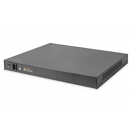 Digitus | 24 Port 10G Ethernet PoE+ Injector, 802.3at, 370 W | DN-95117