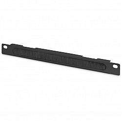 10IN CABLE MANAGEMENT PANEL 0.5UCABLEBRUSH 22X254X12MM BLACK