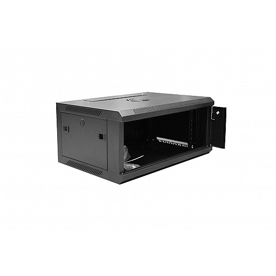 DIGITUS DN-W19 04U/450/B Wallmount cabinet 4U 600x450mm black RAL 9004