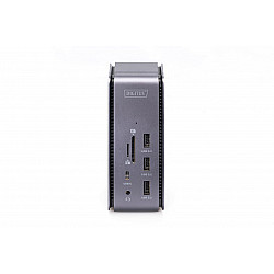 D USB > 1xDP/1xHDMI/2xUSB-C/3xUSB3.2/3xUSB2.0/2xKartenleser/1xAudio Stereo/1xRJ45