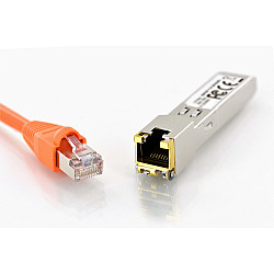 1.25 GBPS COPPER SFP-MODULE RJ45 HP-COMP.1000MBIT UP TO100M