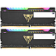DIMM 16 GB DDR4-3200 (2x 8 GB) Dual-Kit, Arbeitsspeicher schwarz, PVSR416G320C8K, Viper Steel RGB, INTEL XMP
