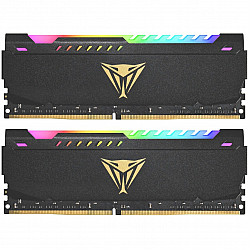 DIMM 16 GB DDR4-3200 (2x 8 GB) Dual-Kit, Arbeitsspeicher schwarz, PVSR416G320C8K, Viper Steel RGB, INTEL XMP