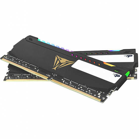 DIMM 16 GB DDR4-3600 (2x 8 GB) Dual-Kit, Arbeitsspeicher schwarz, PVSR416G360C0K, Viper Steel RGB, INTEL XMP