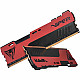 DIMM 32 GB DDR4-3200 (2x 16 GB) Dual-Kit, Arbeitsspeicher rot/schwarz, PVE2432G320C8K, Viper Elite II, INTEL XMP