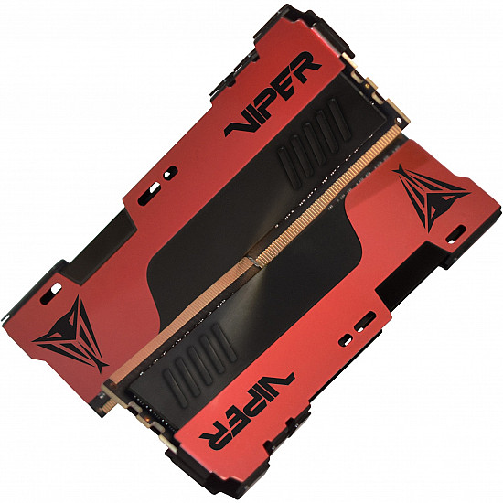 DIMM 32 GB DDR4-3600 (2x 16 GB) Dual-Kit, Arbeitsspeicher rot/schwarz, PVE2432G360C0K, Viper Elite II, INTEL XMP