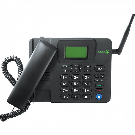 Doro 4100H GSM Tisch Telefon schwarz