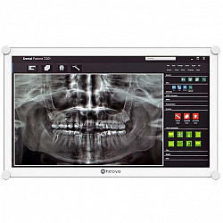 Monitor 21.5 inches DR-2202 IPS NeoV GLASS 9H IP65* DICOM 500CD/M2 1000:1 5MS DP HDMI VGA USB SPEAKERS WHITE