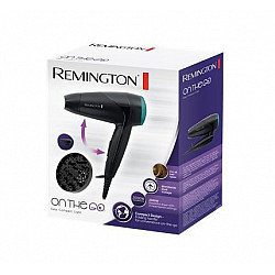 Remington Asciugacapelli D1500 Da Viaggio Pieghevole 2000w Nero