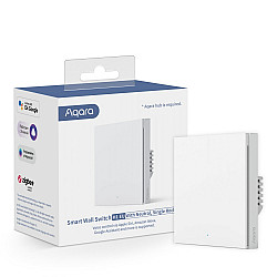 Aqara Smart Wall Switch H1 With Neutral Single Rocker HomeKit