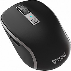 Dual WiFi+Bluetooth wireless mouse, rechargeable battery, 5 buttons