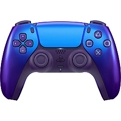 [AI generated title] Sony Ps5 Controller Dualsense V2 Chrome Indigo Haptisk Feedback Genopladelig