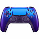 [AI generated title] Sony Ps5 Controller Dualsense V2 Chrome Indigo Haptisk Feedback Genopladelig