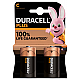1x2 Duracell Plus Baby C MN1400 LR14 1,5V