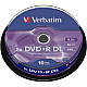 Verbatim DVD+R Rohlinge Double Layer 8.5GB Datenspeicher (10er Pack)