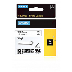 DYMO 12mm RHINO Coloured vinyl label-making tape D1