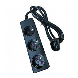 Eaton Output cable IEC-Schuko 10A C14 - 3x Schuko-Box | 1010081 | Sockets quantity 3