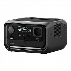 RIVER 3 Plus, tragbare Powerstation schwarz, 286 Wh, X-boost 2.400W, LFP-Akku