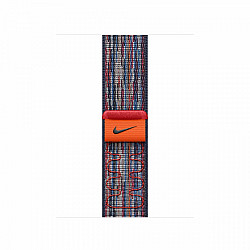 40 mm Blue/Red Nike Sport Loop