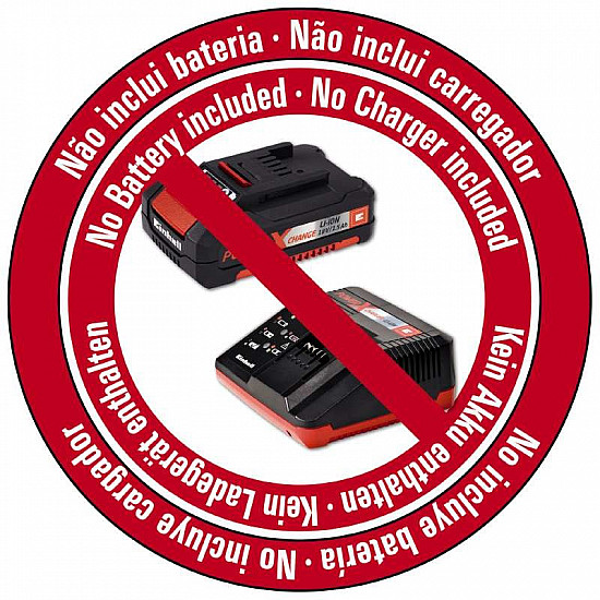 Einhell GE-CL 18 Li E - Solo cordless leaf blower 210 km/h Black, Red