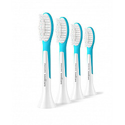 Philips Replacement brush heads HX6044/90 Sonicare For Kids7+ Heads For kids Number of brush heads included 4 White/Blue