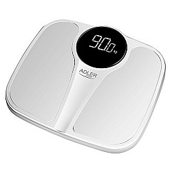 Adler Bathroom Scale AD 8172w Maximum weight (capacity) 180 kg Accuracy 100 g Body Mass Index (BMI) measuring White