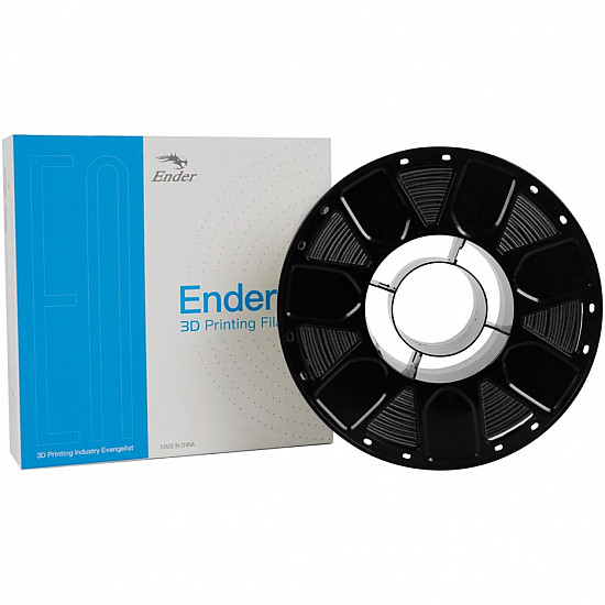 Ender PLA Filament Black, 3D-Filament schwarz, 1 kg, 1,75 mm, auf Rolle