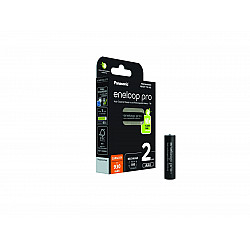 Panasonic eneloop pro BK-4HCDE/2BE - Batterie 2 x AAA - NiMH - (wiederaufladbar)