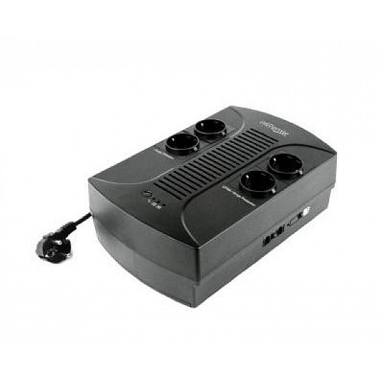 GEMBIRD EG-UPS-002 Energenie Floor UPS power cube 850VA LED, 4X SCHUKO 230V OUT,USB, RJ11 IN/OUT