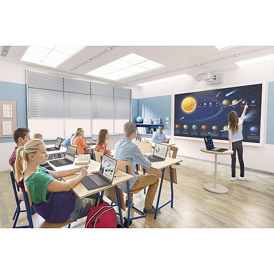 (1920x1080) EPSON EB-770F 3-LCD Laser 4100-Lumen 16:9 HDMI VGA composite video USB Wi-Fi Speaker Full HD White