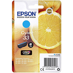 Epson 33 - 4.5 ml - Cyan - Original - Blisterverpackung