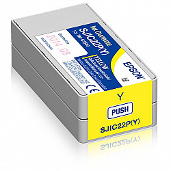 Epson SJIC22P(Y): Ink cartridge for ColorWorks C3500 (yellow)