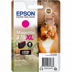 Squirrel Singlepack Magenta 378XL Claria Photo HD Ink, High XL Yield